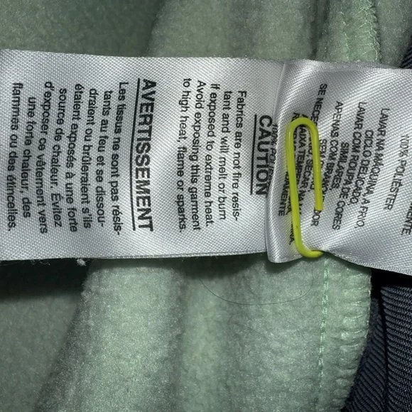 Columbia Women's Large Pale Mint Green “Benton Springs” Full-Zip Fleece Jacket - Picture 9 of 10